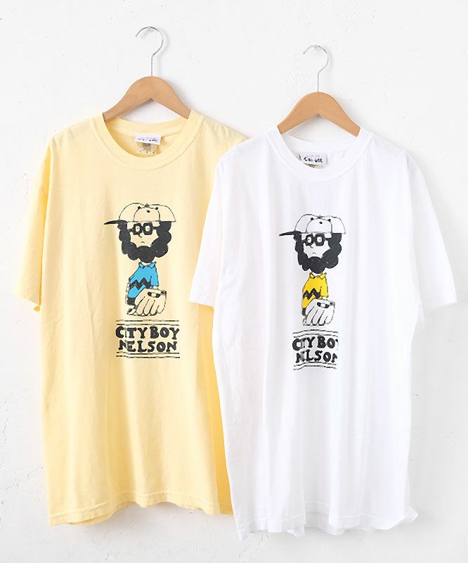  chi-bee｜ネールブラウン Tシャツ(ヒ゜ク゛メント) [[112]]
