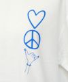 THREEARROWS｜LOVE & PEACE S/S TEE [[24-0501]][D]