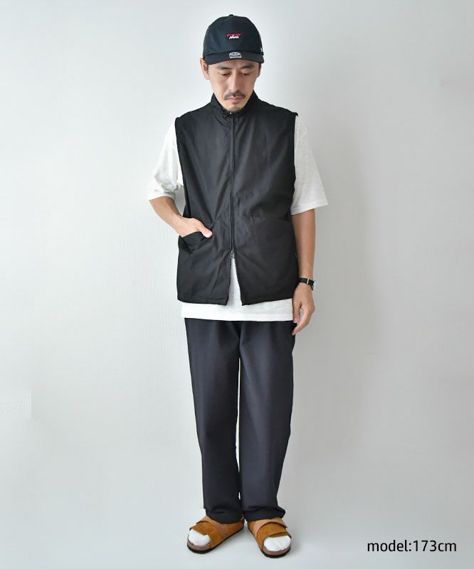 manual alphabet｜4WAY NYLON EASY WIDE PANTS [[MA-P-262]][D]