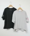 day standard｜レイヤード風袖　Print Tee [[80314049]][D]