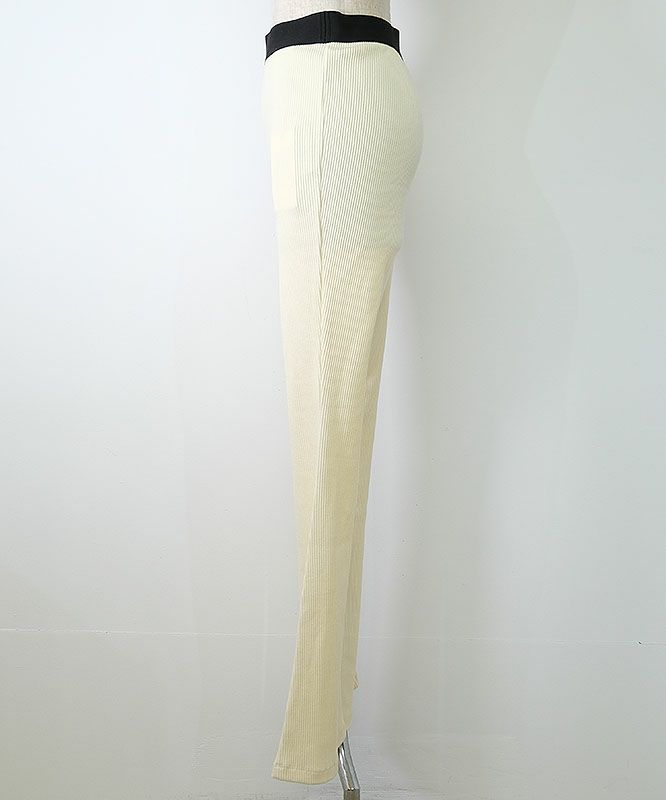 IN THE MARKET｜リブスリムフレアパンツ [[IN-080]]