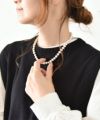 ROSETTA PRAYER｜ヒシ×パールネックレス [[F.W.PEARL HEISHI NECKLACE 40]][C]