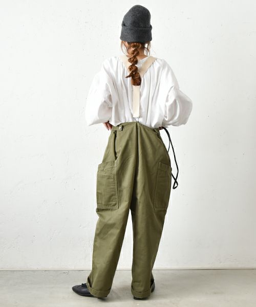 HARVESTY｜サスペンダーガーデンパンツ [[A12402]][C]