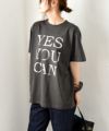 SOCIAL PRINT｜”YES”箔 T-Shirt [[SO24-022]][C]