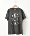 SOCIAL PRINT｜”YES”箔 T-Shirt [[SO24-022]]