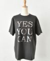 SOCIAL PRINT｜”YES”箔 T-Shirt [[SO24-022]]