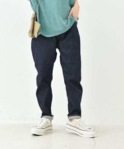 新品【URCHRNA】ロークロッチニットデニムパンツMサイズHugHug 新品【URCHRNA】ロークロッチニットデニムパンツMサイズHugHug