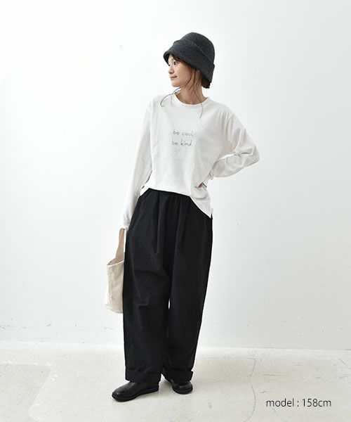 No18｜ロゴ長袖カットソー [[125687]][C]