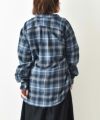 manual alphabet｜BRUSHED CHECK LOOSE FIT B/C SHT [[MA-S-743]][D]