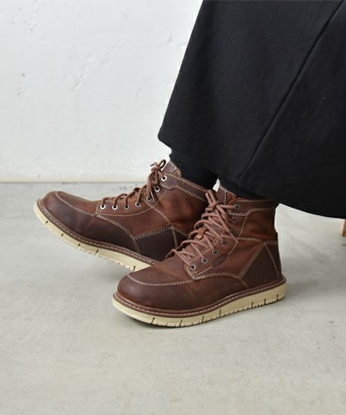 KEEN｜ウィメンズ サンノゼ シックス ソフトトゥ ワークブーツ 