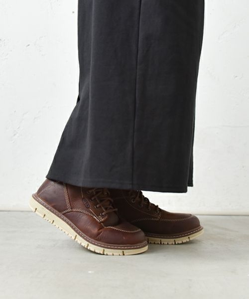 KEEN｜ウィメンズ サンノゼ シックス ソフトトゥ ワークブーツ 