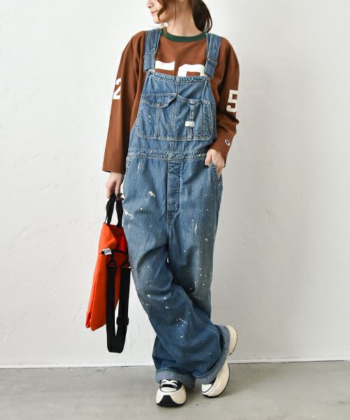 DENIM&DUNGAREE｜8OZデニムオーバーオール [[22480700]][C