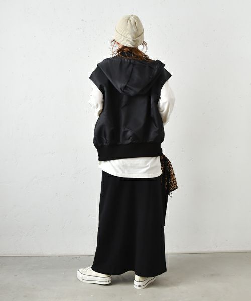 IN THE MARKET｜MA-1 フード付きベスト [[C-2318]][C] | ma28
