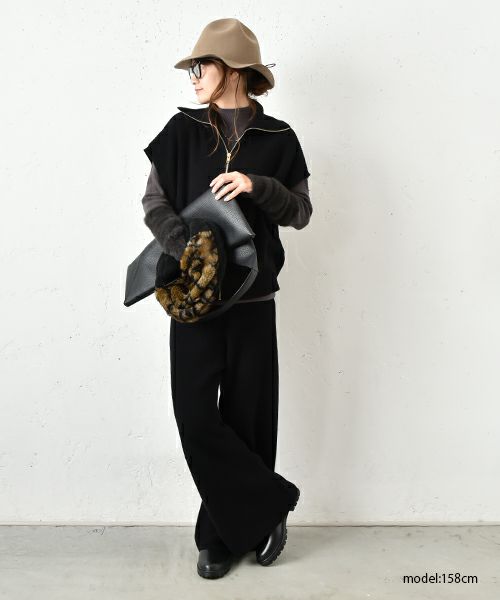 HUMS｜畦編みニットセットアップ [[3005826]][C] | ma28 ONLINE