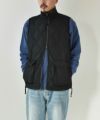 TAION｜MILITARY W-ZIP LIB HI NECK DOWN VEST [[TAION-012ZML-1]][D]