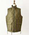 TAION｜MILITARY W-ZIP LIB HI NECK DOWN VEST [[TAION-012ZML-1]][D]