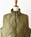 TAION｜MILITARY W-ZIP LIB HI NECK DOWN VEST [[TAION-012ZML-1]][D]