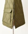 TAION｜MILITARY W-ZIP LIB HI NECK DOWN VEST [[TAION-012ZML-1]][D]