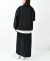  THOUSAND MILE｜HALF ZIP T-SHIRT & SLIT SKIRT SET [[TM242NP00122]][D]