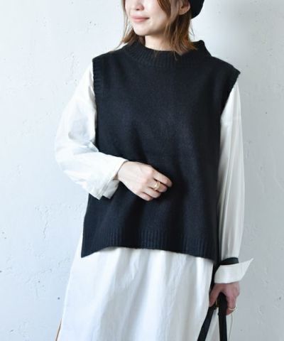 hagumu｜ブークレニットベスト [[125674]][C] | ma28 ONLINE STORE