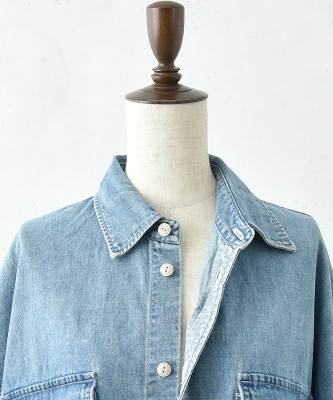 JOHNBULL ミューズ ドゥドゥーズィエムクラス デニムシャツ ジョンブル JOHNBULL/ジョンブル】DENIM SHIRT（シャツ／ブラウス
