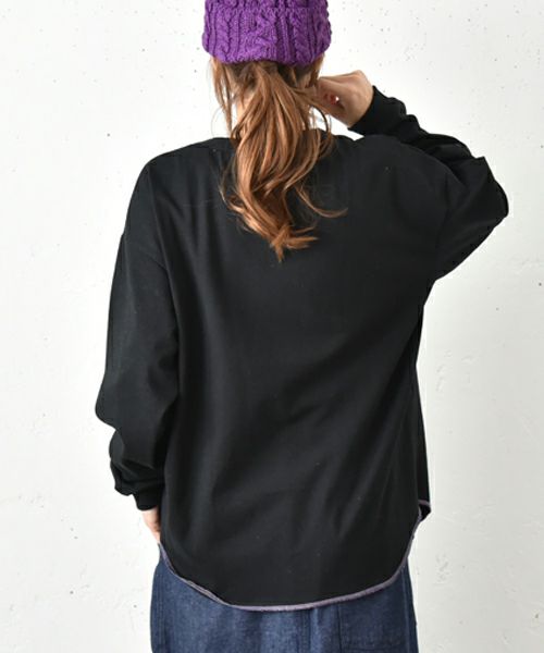 her.｜裾ステッチロングスリーブ パックTee [[131285PK(Long Sleeve)]][C]