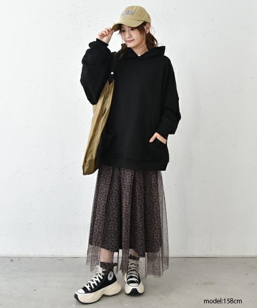 IN THE MARKET｜ワッペン付きフードオーバースウエット [[C-2327]][C]