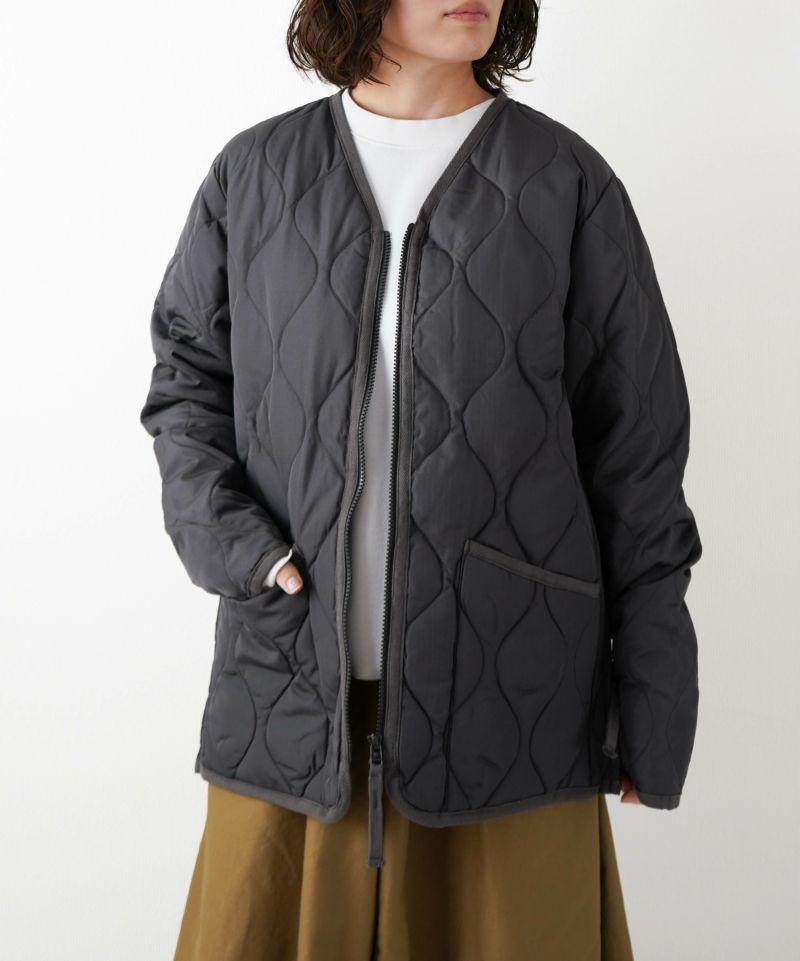  TAION｜MILITARY W-ZIP V NECK DOWN JKT [[TAION-101ZML-1]][D]