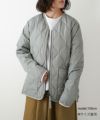  TAION｜MILITARY W-ZIP V NECK DOWN JKT [[TAION-101ZML-1]][D]