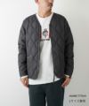  TAION｜MILITARY W-ZIP V NECK DOWN JKT [[TAION-101ZML-1]][D]