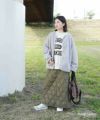 TAION｜MILITARY ZIP GUSSET DOWN SKIRT [[TAION-W150SKGZML-1]][D]