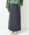 THOUSAND MILE｜KNIT FREECE SKIRT [[TM242KF00262]][D]