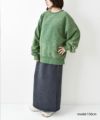 THOUSAND MILE｜KNIT FREECE SKIRT [[TM242KF00262]][D]