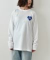  THREEARROWS｜HEART　LOGO　L/S　TEE [[24-0906]][D]