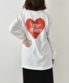  THREEARROWS｜HEART　LOGO　L/S　TEE [[24-0906]][D]