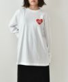  THREEARROWS｜HEART　LOGO　L/S　TEE [[24-0906]][D]