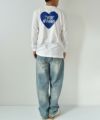  THREEARROWS｜HEART　LOGO　L/S　TEE [[24-0906]][D]