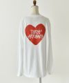  THREEARROWS｜HEART　LOGO　L/S　TEE [[24-0906]][D]