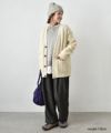 Oldderby Knitwear｜ケーブルVネックカーディガン [[JM1010]][C]