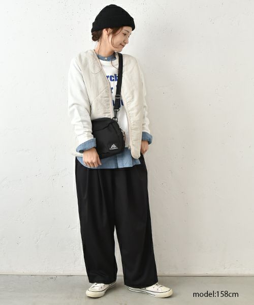 Our.｜ナイロンキルトVベスト [[C-9019]][C]