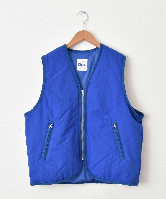 Our.｜ナイロンキルトVベスト [[C-9019]][C]
