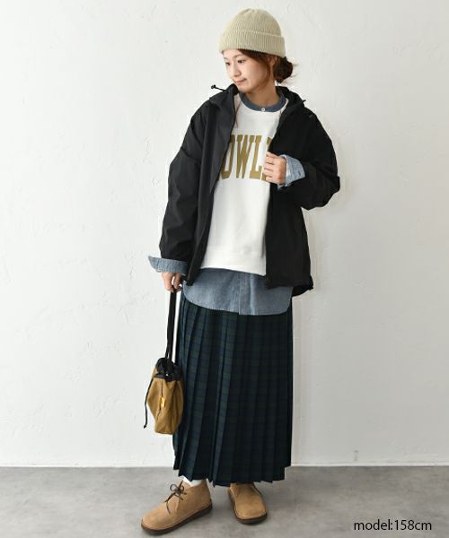 her.｜ロゴ入りスウェットカットソー [[131283-1H]][C]