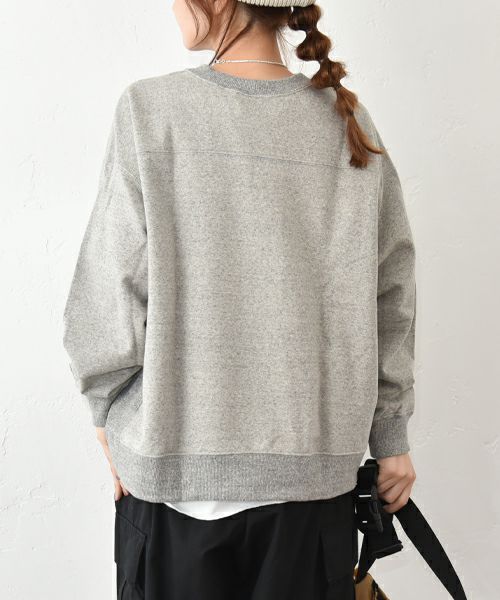 her.｜ロゴ入りスウェットカットソー [[131283-1H]][C]