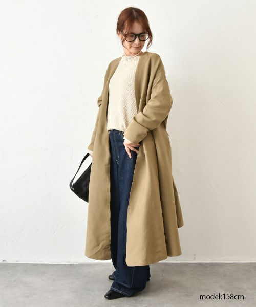 HUMS｜トッパーロングカーデ [[MT-0440]][C]