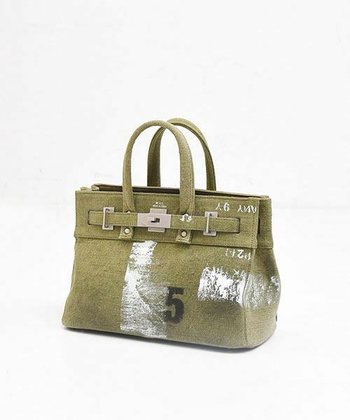 M.U.L｜ヴィンテージリメイクファブリック トート S [[MUL063-704319
