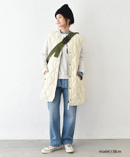 TAION｜ミリタリー M65 ライナーWジップダウンベスト [[TAION