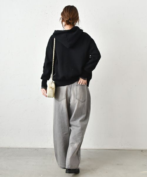 HUMS｜コットンニットパーカー [[MT-0423]][C]