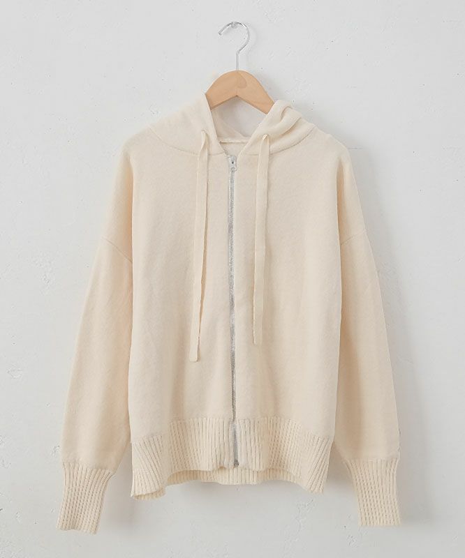  HUMS｜コットンニットパーカー [[MT-0423]][C]