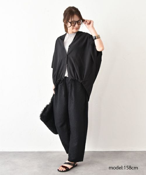 HUMS｜バックギャザードロストシャツ [[640252]][C]