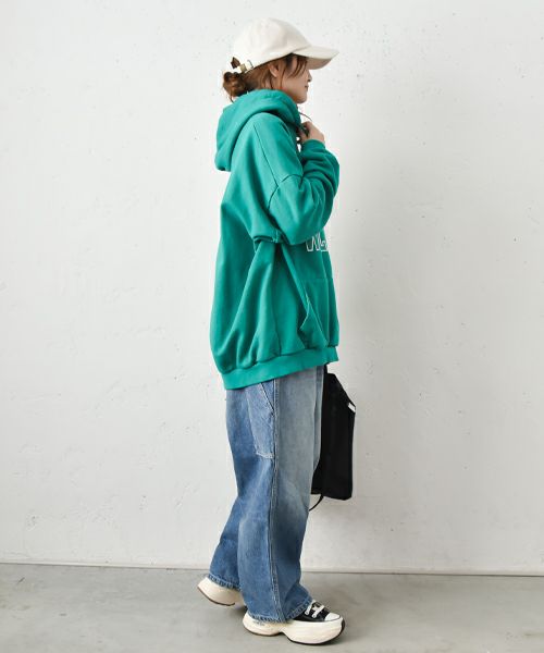 IN THE MARKET｜オーバーロゴスウェットパーカー [[C-2367]][C]